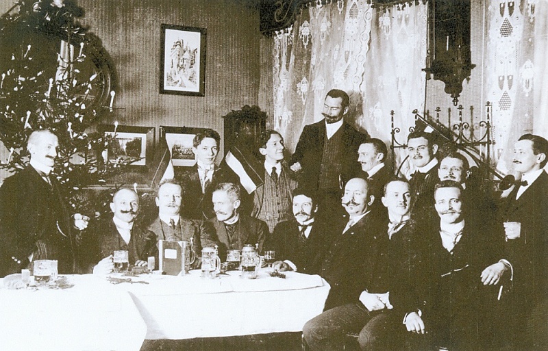 Gr%C3%BCndung der Klettergruppe am 14.12.1910 (Quelle: G%C3%BCnter Kobiolka) © Deutscher Alpenverein Sektion Rheinland-Kln